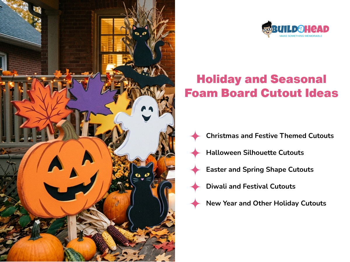 Holiday and Seasonal Foam Board Cutout Ideas