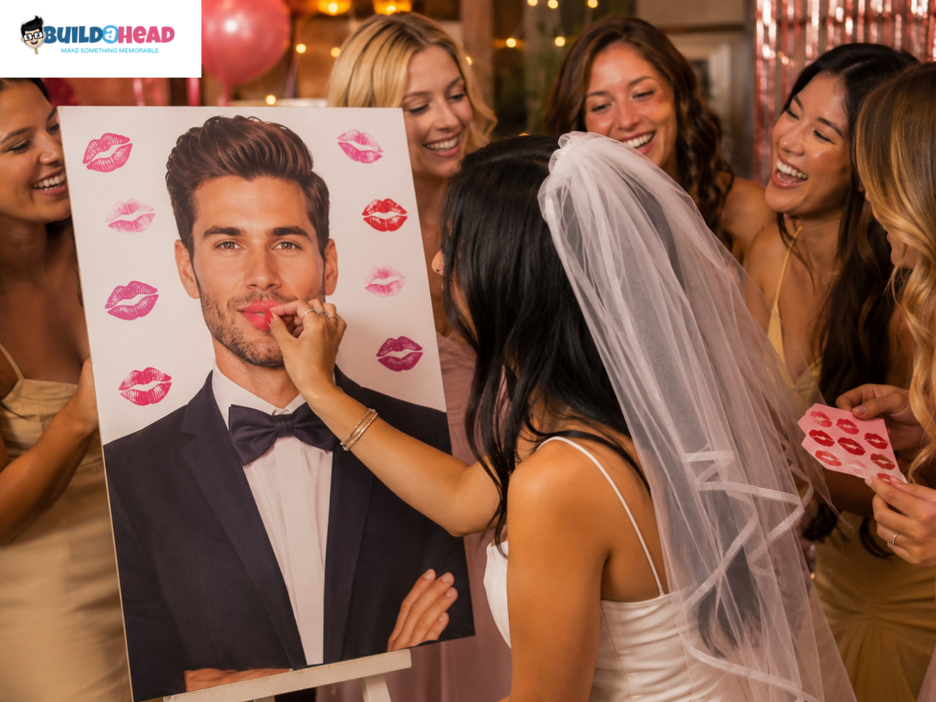 Pin the Kiss on the Groom